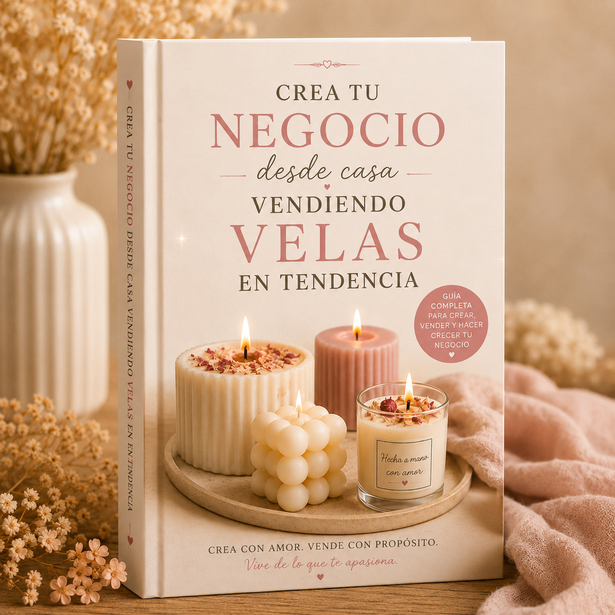Curso Digital "Crea tu negocio desde casa vendiendo Velas en Tendencia" + 9 BONOS 🎁